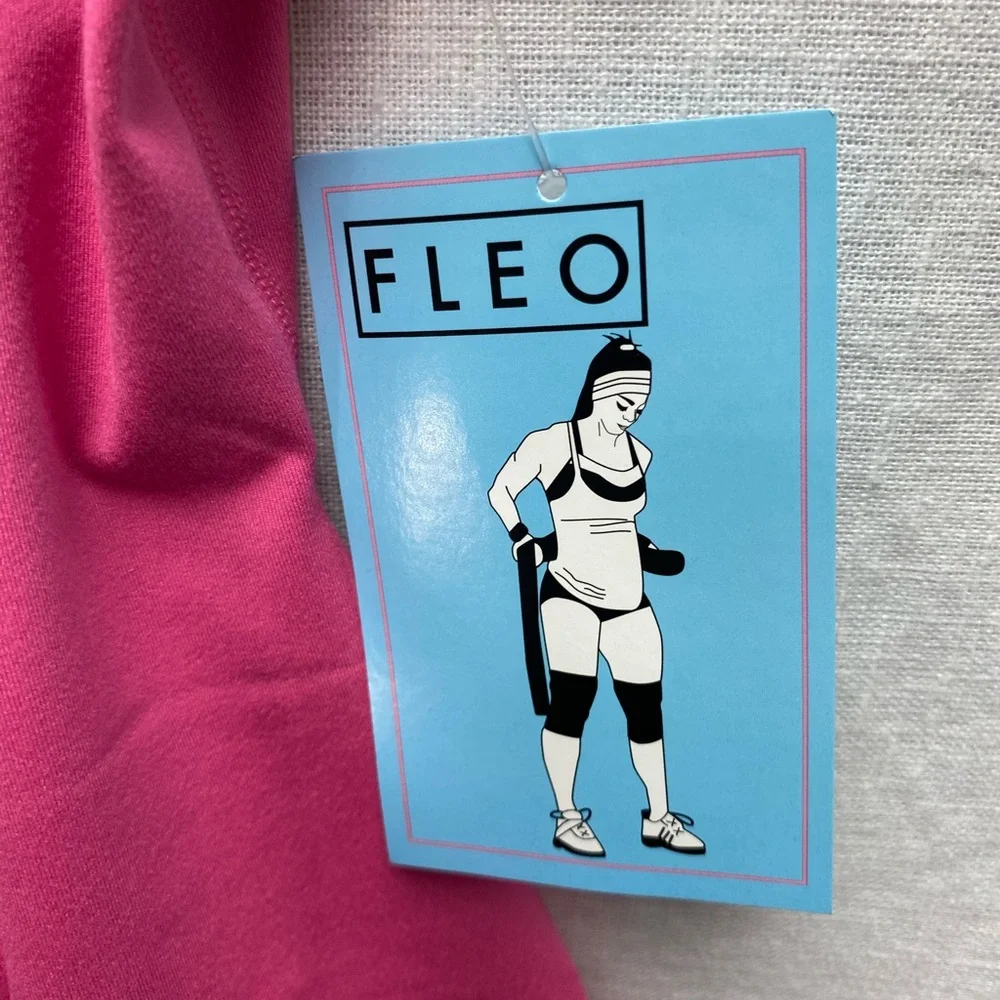 Fleo Bodysuit Small Pink Activewear Singlet One Piece Weightlifting NEW - Picture 8 of 15